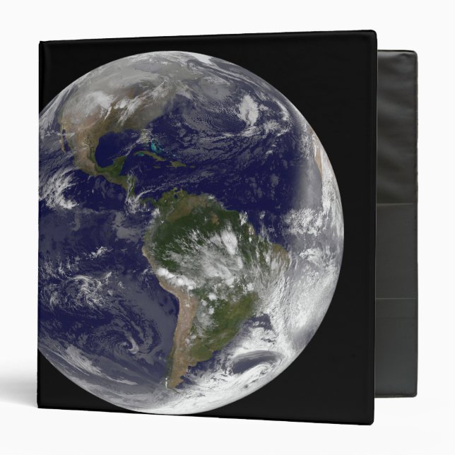 Full Earth showing North America and South Amer 5 Binder (Front/Inside)