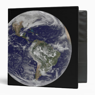 Full Earth showing North America and South Amer 6 Binder