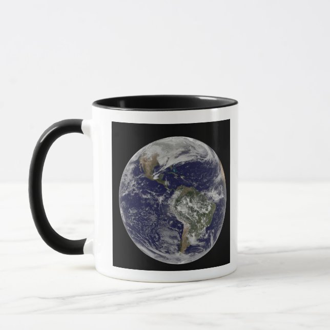 Full Earth showing North America and South Amer 6 Mug (Left)