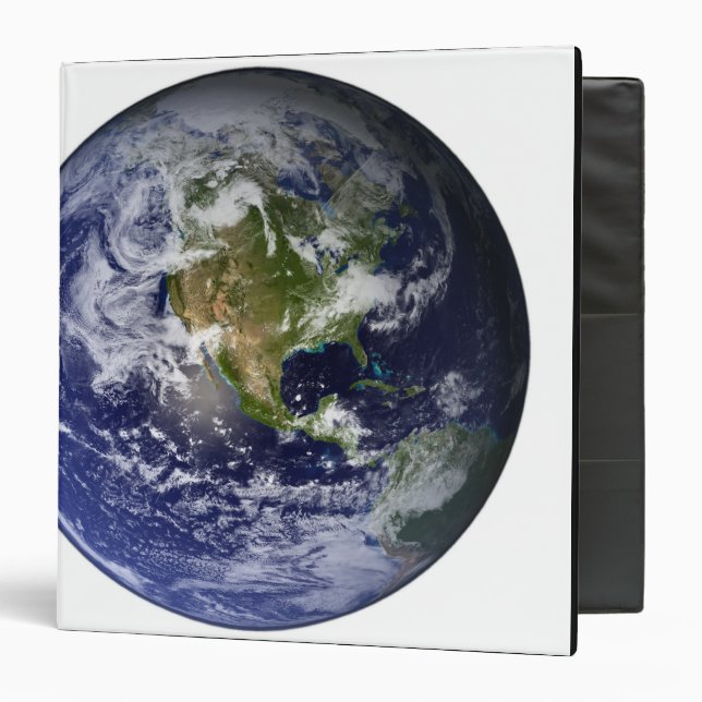 Full Earth showing North America Binder (Front/Inside)