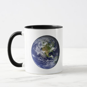 Full Earth showing North America Mug