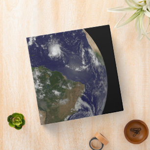 Full Earth Showing Tropical Storms In The Atlantic Binder