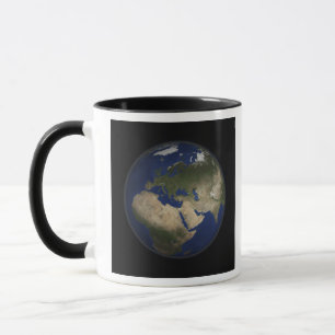 Full Earth view of Africa, Europe, and Middle E Mug