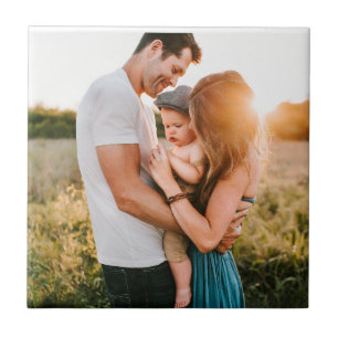 Full Family Photo Custom Personalized Tile