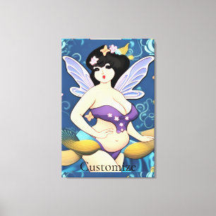 Full-figure Fairy Goddess Thunder_Cove Canvas Print