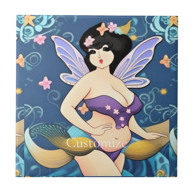 Full-figure Fairy Goddess Thunder_Cove  Tile (Front)