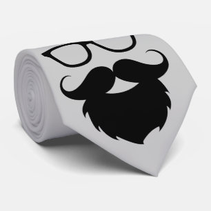 Full Grown Funny Beard Man Tie