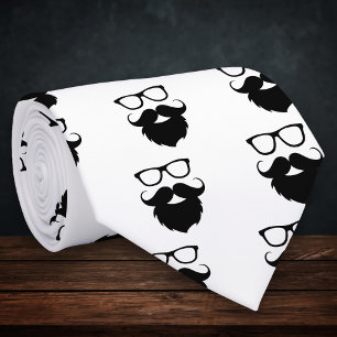 Full Grown Funny Beard Man Tie