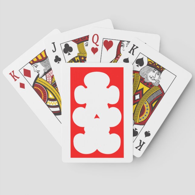 Full-house bonus for employees playing cards (Back)