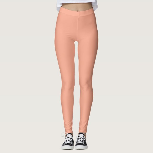 Full Length Opaque Leggings, Maxi Tights, Yoga Pan Leggings (Front)