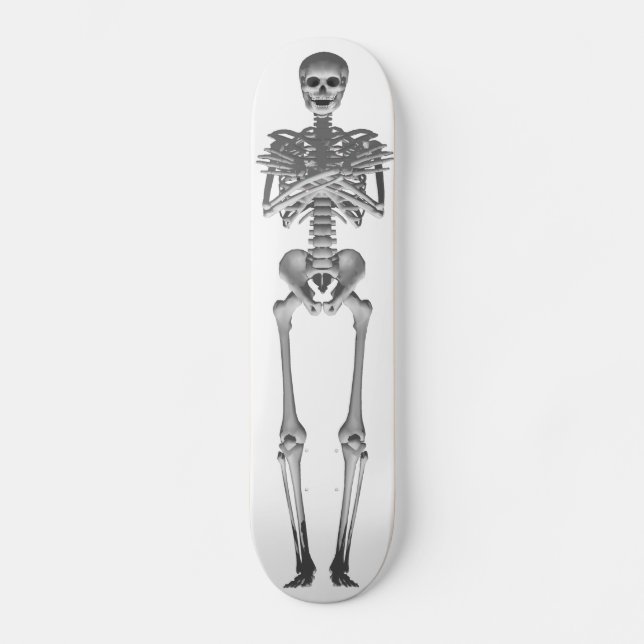Full Length Skeleton: Custom Skateboard (Front)