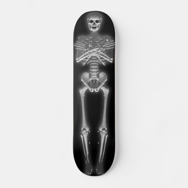 Full Length Skeleton: Custom Skateboard (Front)