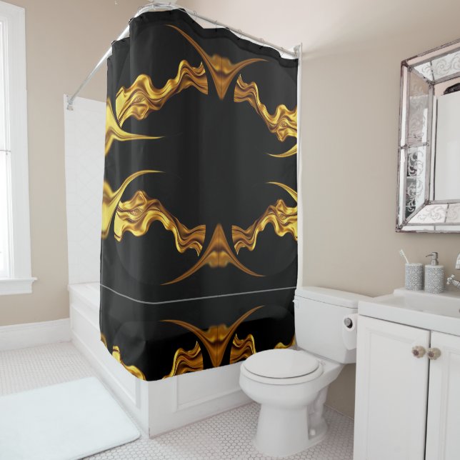 Full Liquid Gold Black Monochrome Christi Moisture (In Situ)