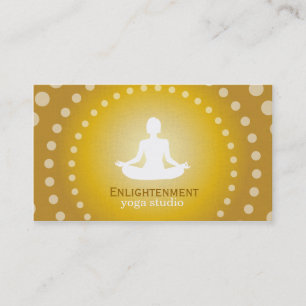 Full Lotus (white) Business Card