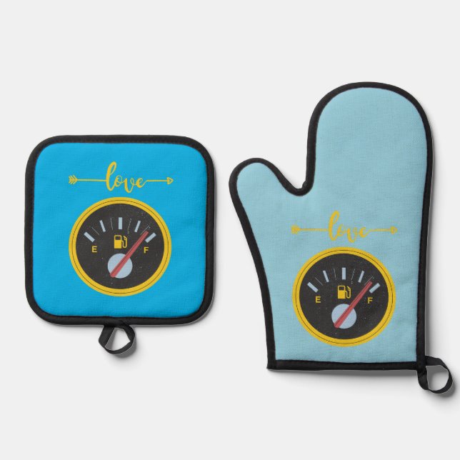 full love oven mitt & pot holder set (Front)