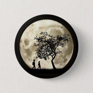 Full Moon 2 Inch Round Button