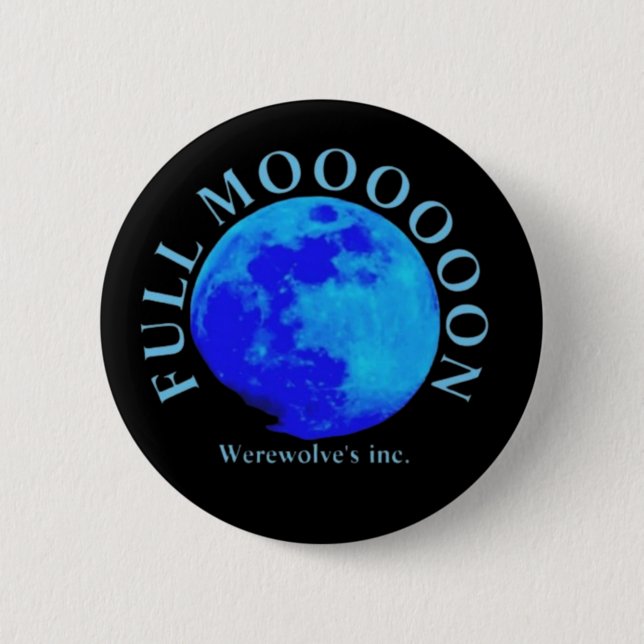 full moon 2 inch round button (Front)