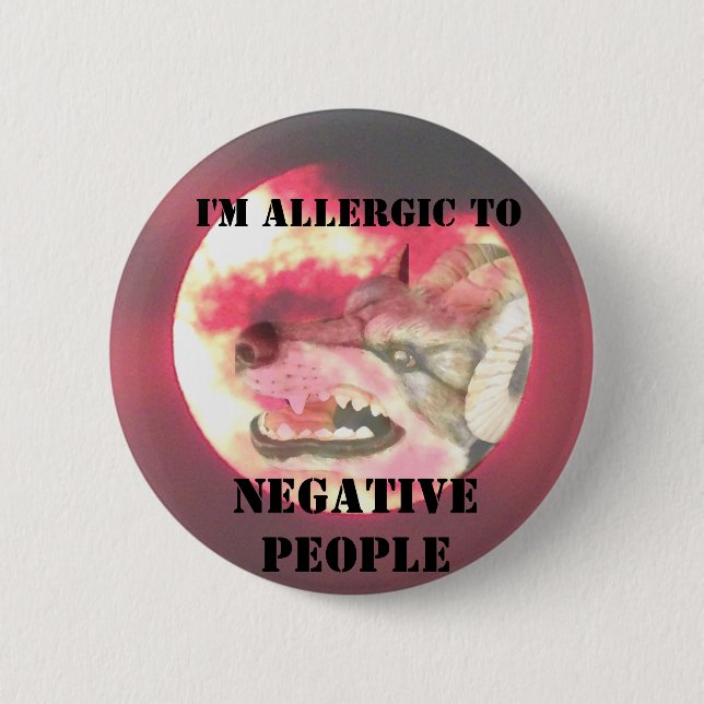 Full moon_ 2 inch round button (Front)