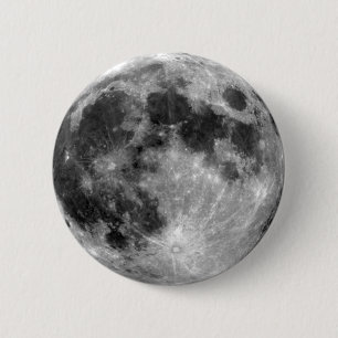 Full Moon 2 Inch Round Button