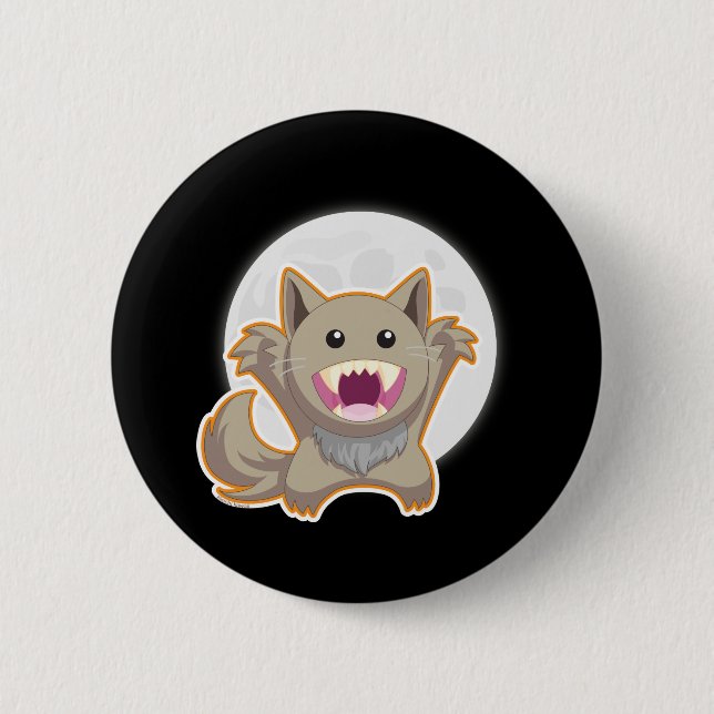Full Moon 2 Inch Round Button (Front)