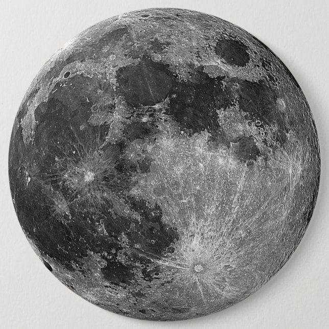 full moon 6 inch round button (Front)