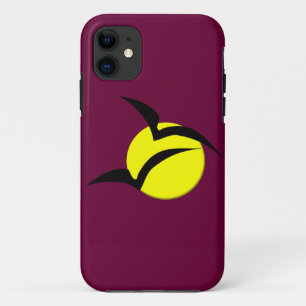 Full Moon And Bats iPhone Case