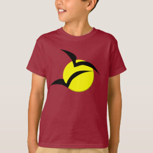 Full Moon and Bats Kids Tee