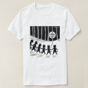 Full moon and Cats, Louis Wain T-Shirt