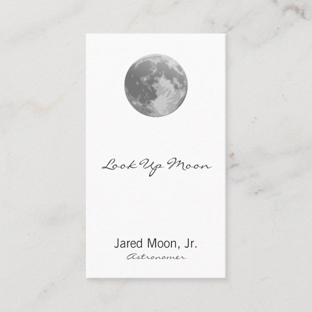 Full Moon Appointment Card (Front)