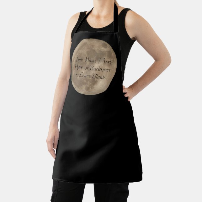 Full Moon Aprons Apron Personalized Moon Aprons (Insitu)