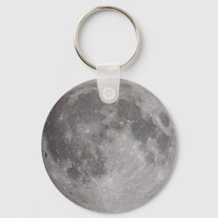 Full Moon Astronomy Theme Keychain