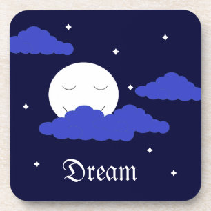 Full Moon at Midnight & Stars Coaster