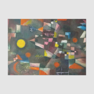 Full Moon by Paul Klee, Abstract Art Tissue Paper