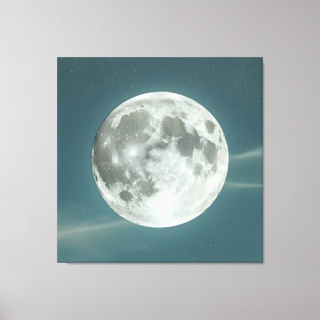 Full Moon Canvas Print (Front)