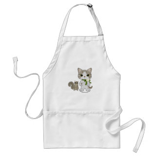 Full Moon Cat Standard Apron