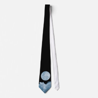 FULL MOON CLOUDS BLUE TIE