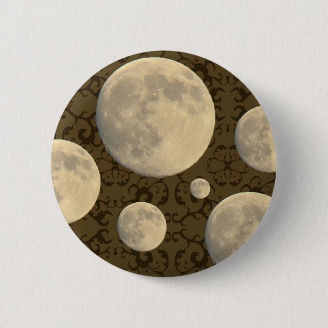 Full Moon Coordinating Items 2 Inch Round Button (Front)