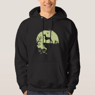 Full Moon Doberman Halloween Dog For Humans Women Hoodie