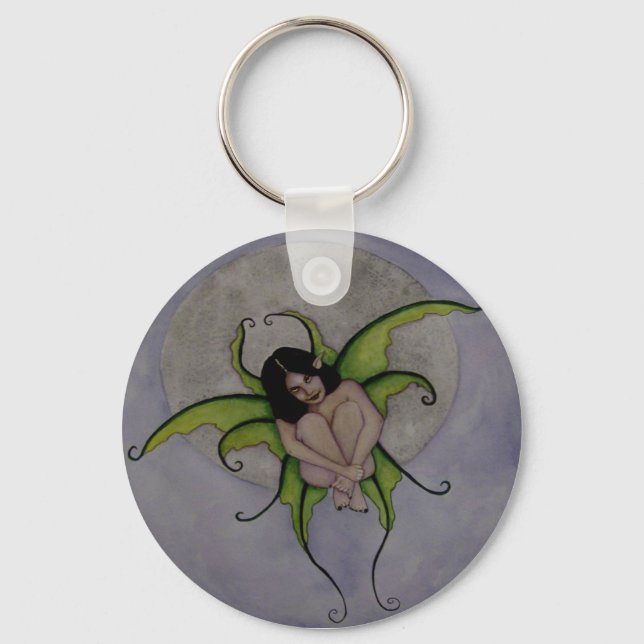 Full Moon Fairy Keychain (Front)