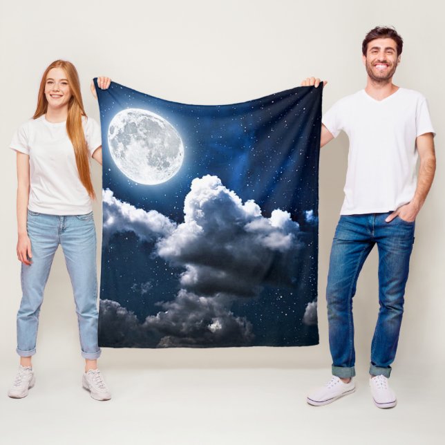 Full Moon  Fleece Blanket (In Situ)