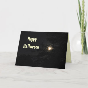 FULL MOON HALLOWEEN NIGHT card