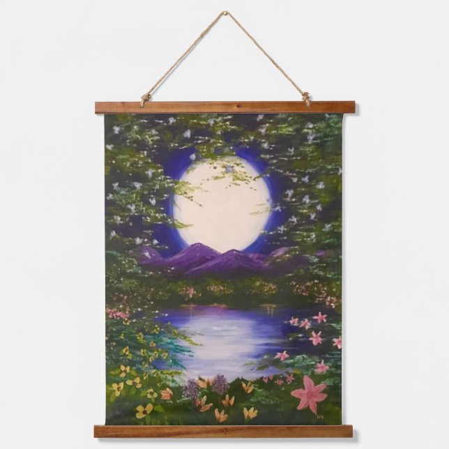 Full Moon Hanging Tapestry (Front)