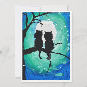 Full Moon Holiday Card