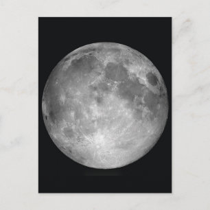 Full Moon Images Postcard