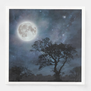 Full Moon in a Starry Sky Napkin