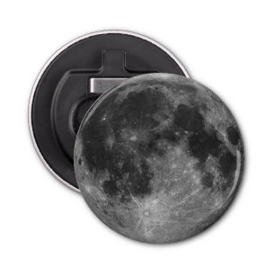 Full Moon in HD Bottle Opener