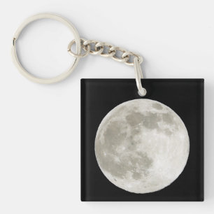Full Moon Keychain