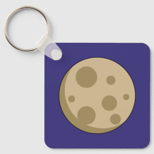 Full Moon Keychain