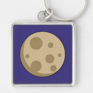Full Moon Keychain