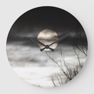 full moon large clock